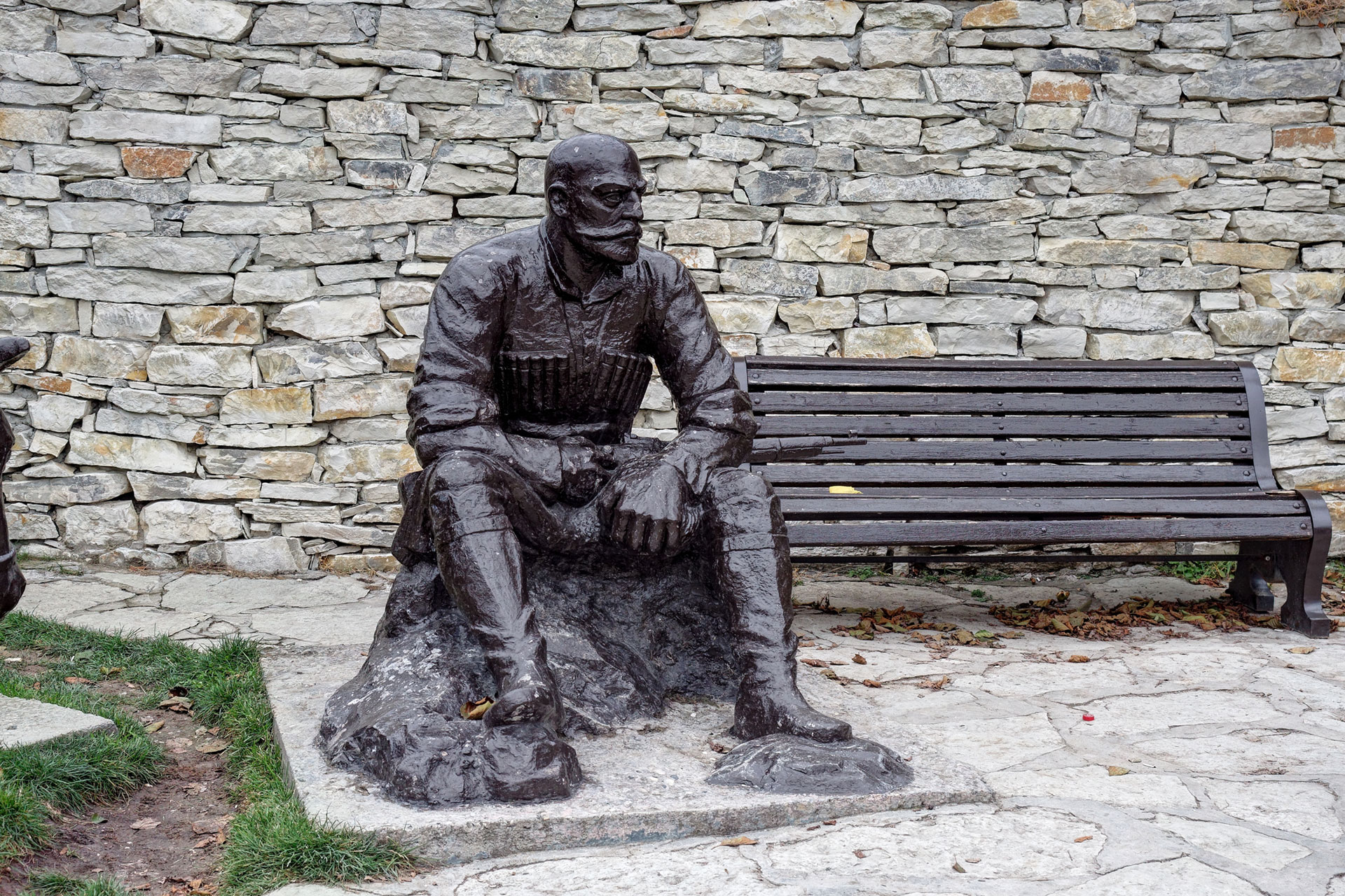 Харачой. Памятник Зелимхану Харачоевскому (Chechen Republic. Kharachoy. Monument to Zelimkhan)